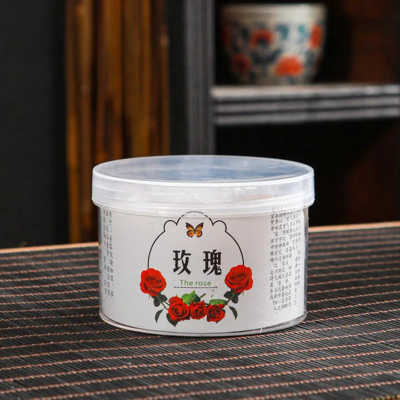 Set of 40 small half-handmade incense coils in nine scent options including sandalwood and agarwood