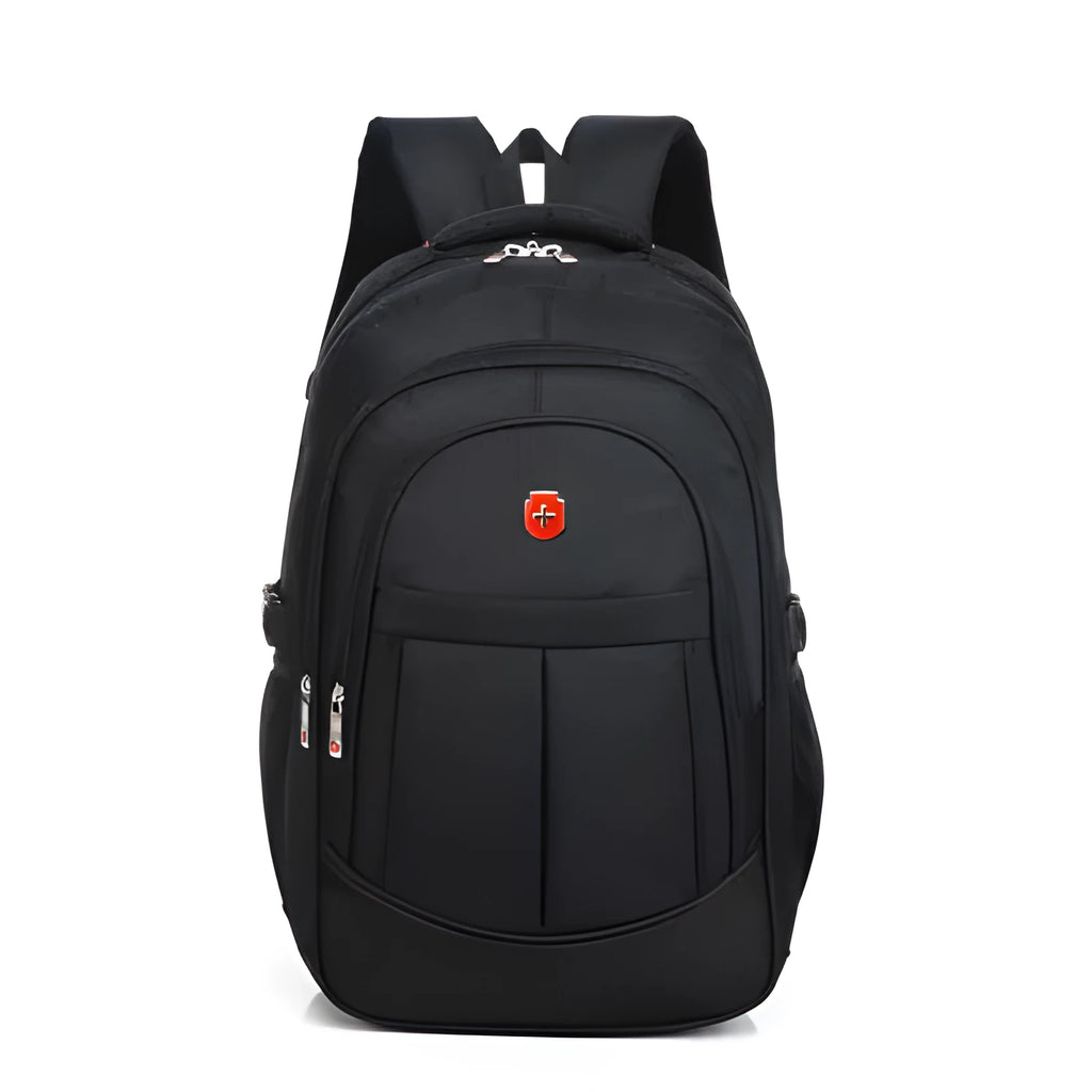 Custom-made notebook and laptop shoulder bag in 15 inch size with double shoulder military-knife construction