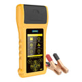 Autool BT760 colour screen car battery tester with clip leads and printed diagnostic receipt.