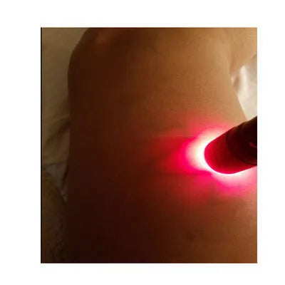 Black aluminium alloy smart vein locator for medical vein detection with red LED illumination