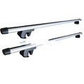GM SUV alloy roof rack crossbars with adjustable length for 75kg luggage capacity