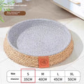 Rattan woven cat nest bed for pets in four sizes S M L XL