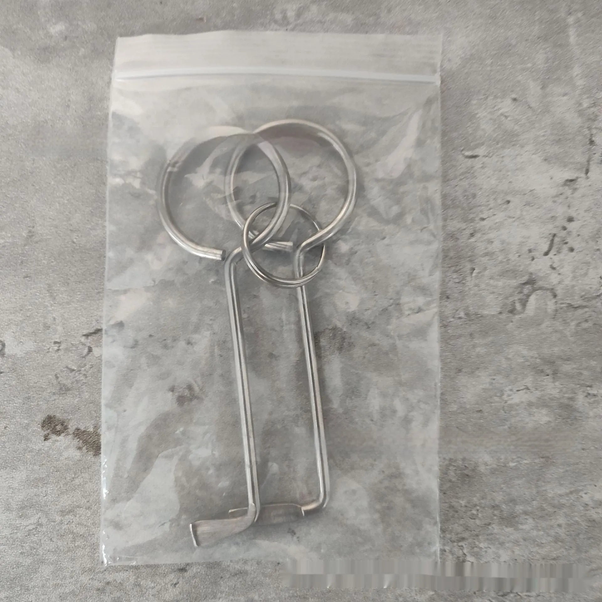 Two alloy wrench tools in a portable set for household repairs