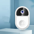 Doodle Smart Visual Doorbell V8 in black and white colour options on a door frame.