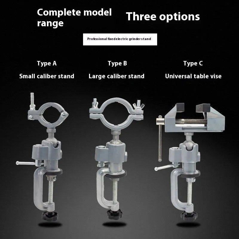 360-degree rotating bracket type clamp-on bench vise made from tungsten steel