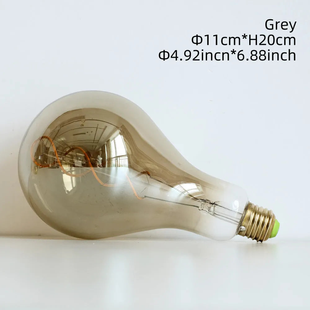 A110 LED soft light strip with double helix gold spiral design measuring 110 by 200 millimetres