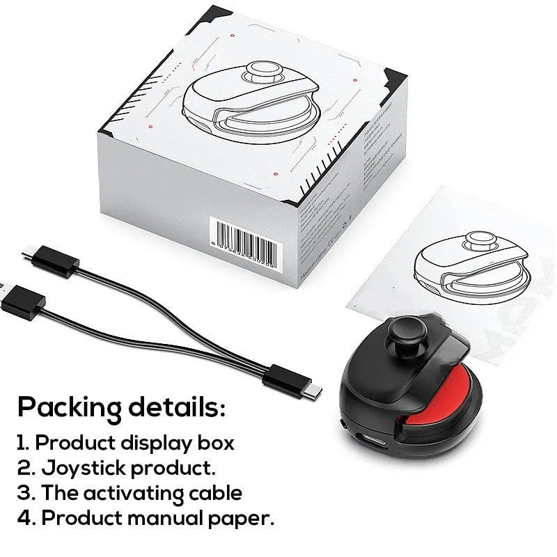 Mi Mo MB01 USB gaming stick controller in black or white colour measuring 8.8cm