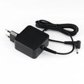 Black 45W laptop power adapter with DC connector cable and American standard electrical plug