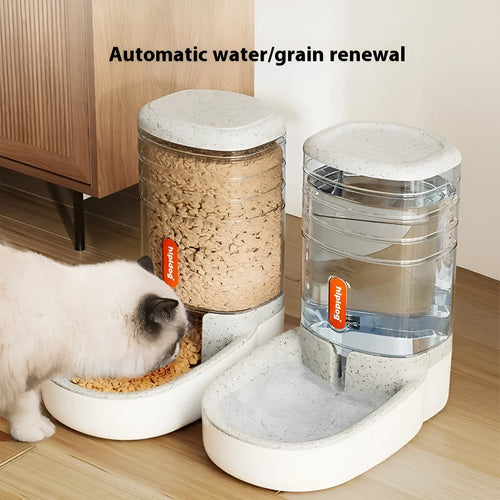 Automatic 3.8 litre pet water fountain for cats and dogs in blue, green, grey, or pink colour.