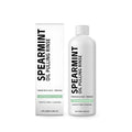 100ml bottle of spearmint oil pulling rinse mouthwash with herbal oil formula