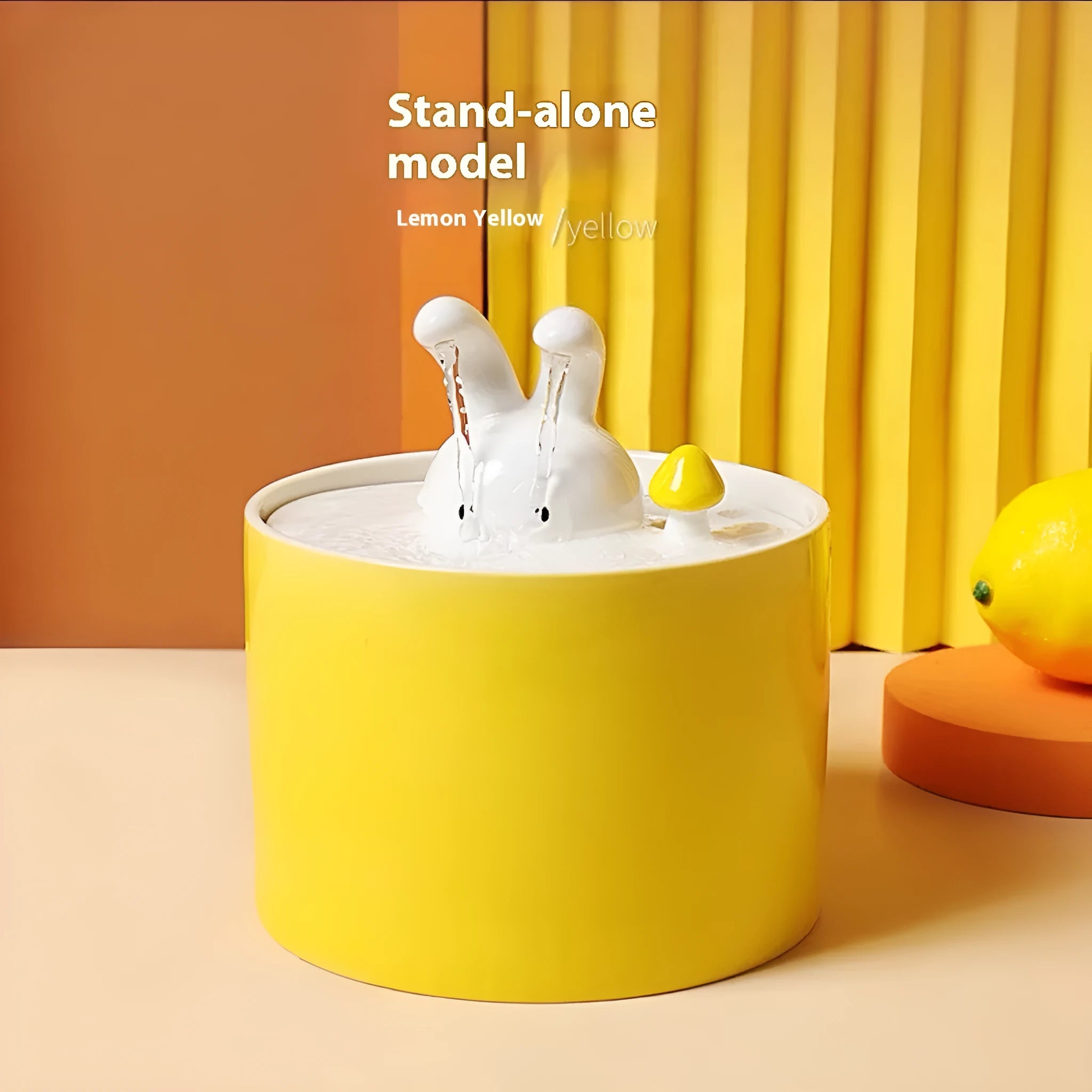 Ceramic automatic circulating water dispenser for cats and dogs with USB power