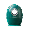White round aromatherapy mist humidifier with USB cable and 800ml water tank capacity