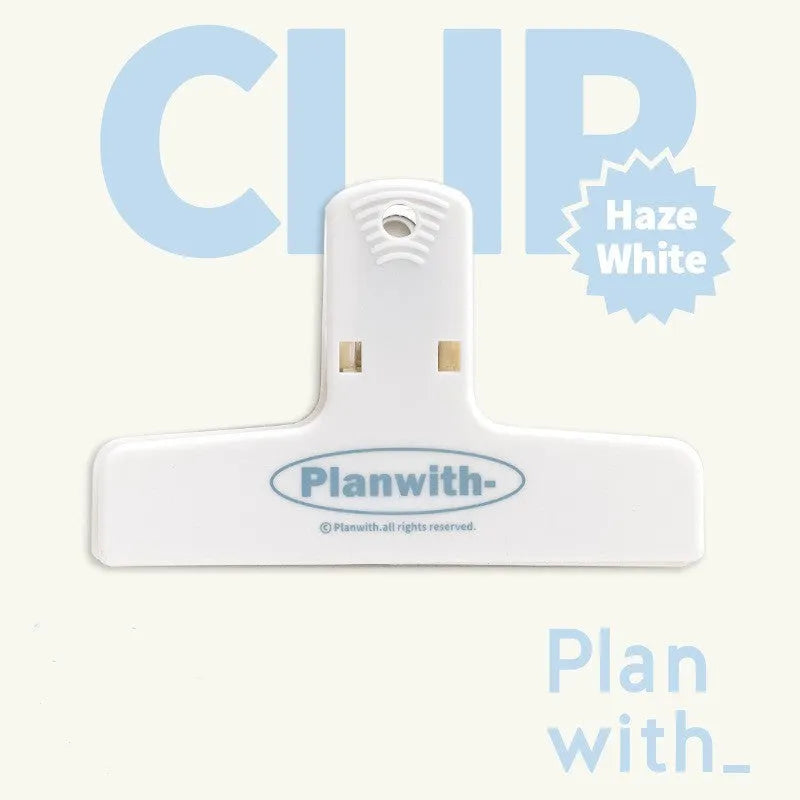 Haze series magnetic ledger clip showing 100mm by 64mm front panel with plastic magnet alloy construction