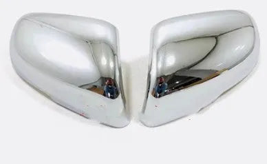 Rearview mirror protection covers with tremella patterned stickers in silver and black options