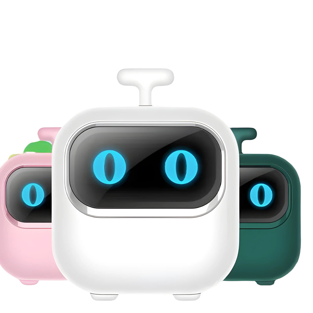 Mini portable thermal printer for students, USB interface, available in green, pink, and white foreign editions