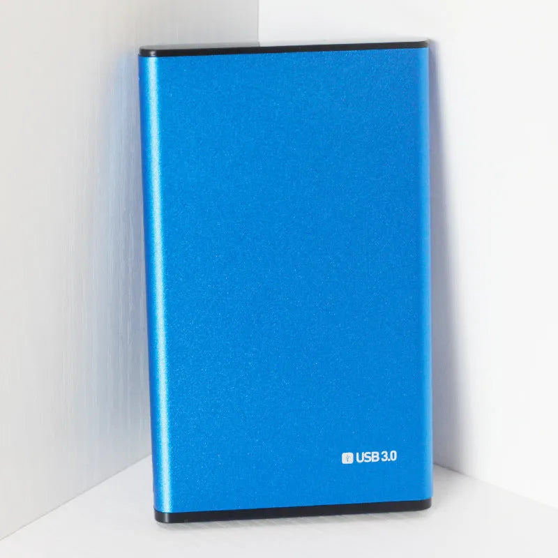 2.5 inch SATA hard drive enclosure in Sandblasted Grey aluminium alloy with USB 3.0 port