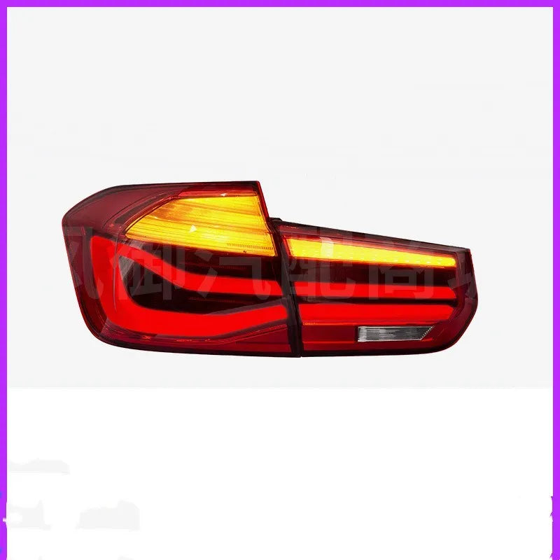 BMW 3 Series modified streamer LED tail light assembly in red or smoked black, showing 56cm width.
