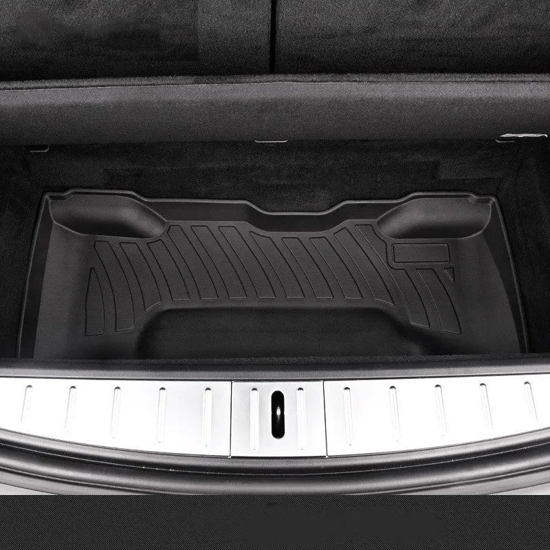 Rubber and TPE floor mat set for Tesla Model 3, Model Y, Model S, and Model X cars
