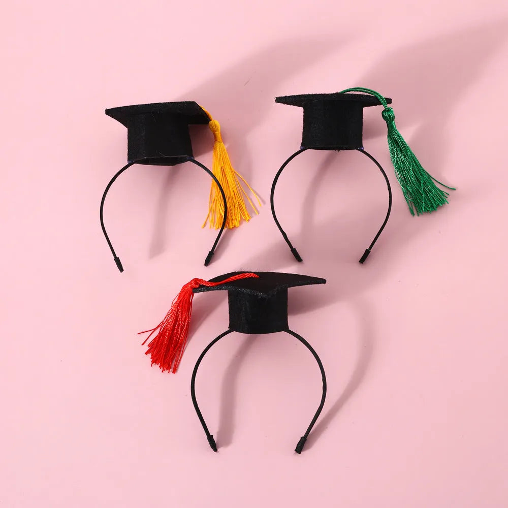 British-style pet hair band and bow tie set in woolen felt for weddings and carnival events