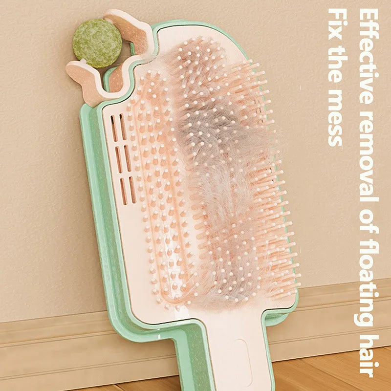 Small PP plastic cat itch rubbing toy for scratching and gentle pet massage
