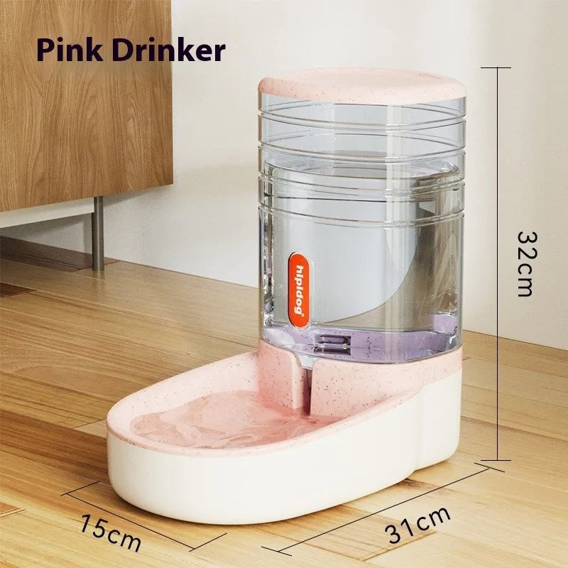Automatic 3.8 litre pet water fountain for cats and dogs in blue, green, grey, or pink colour.