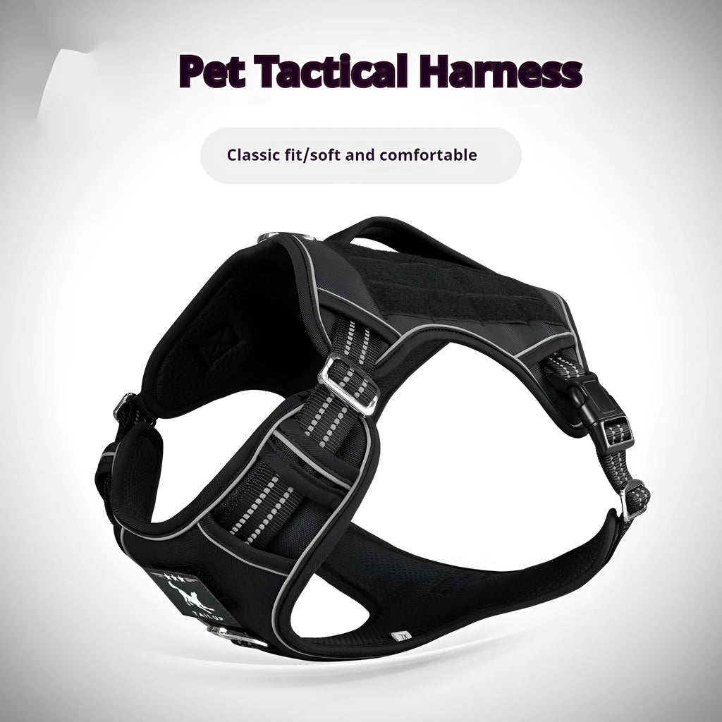 Oxford cloth tactical chest strap for working dogs in camouflage colours