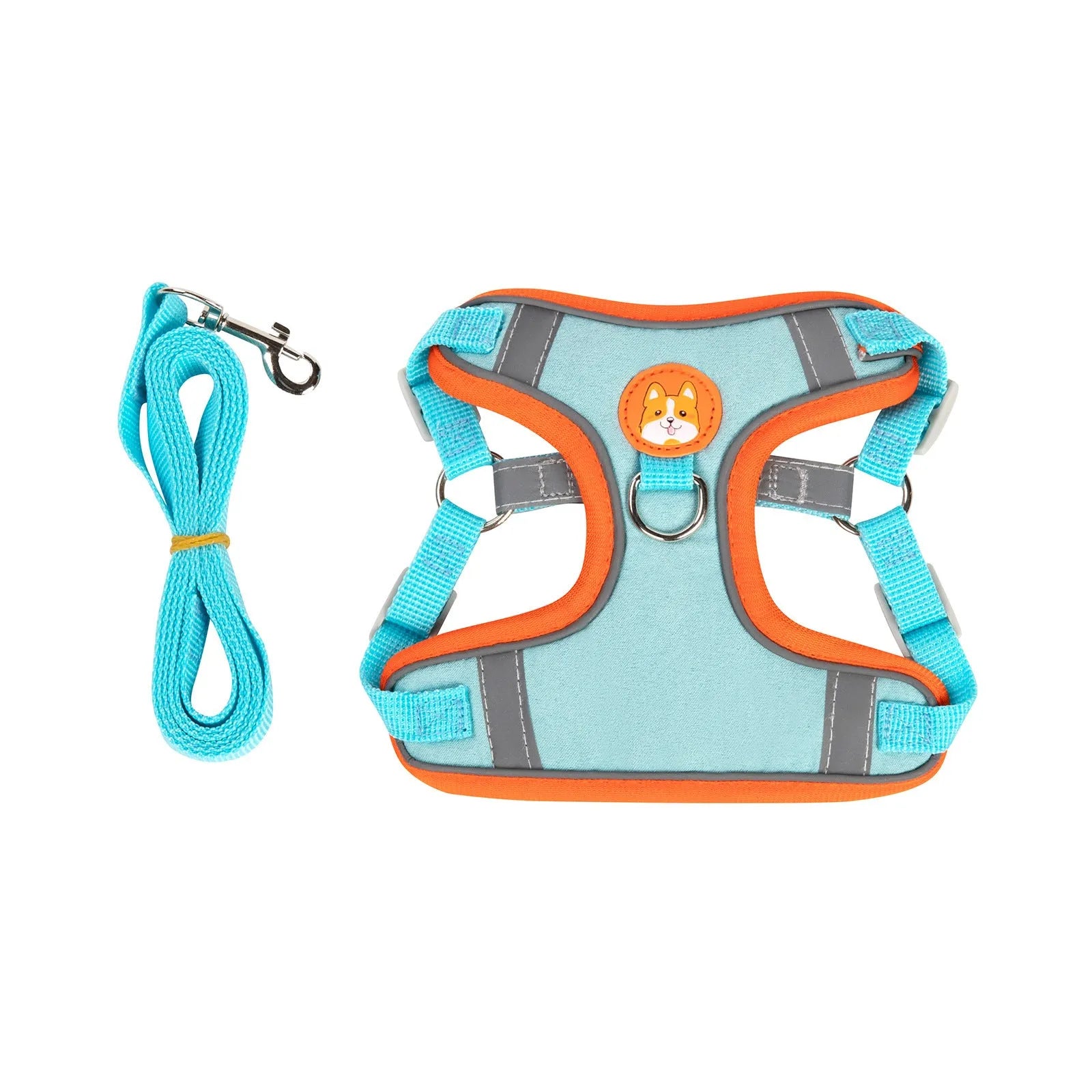 Adjustable rope dog harness in multiple colours with anti-breaking construction