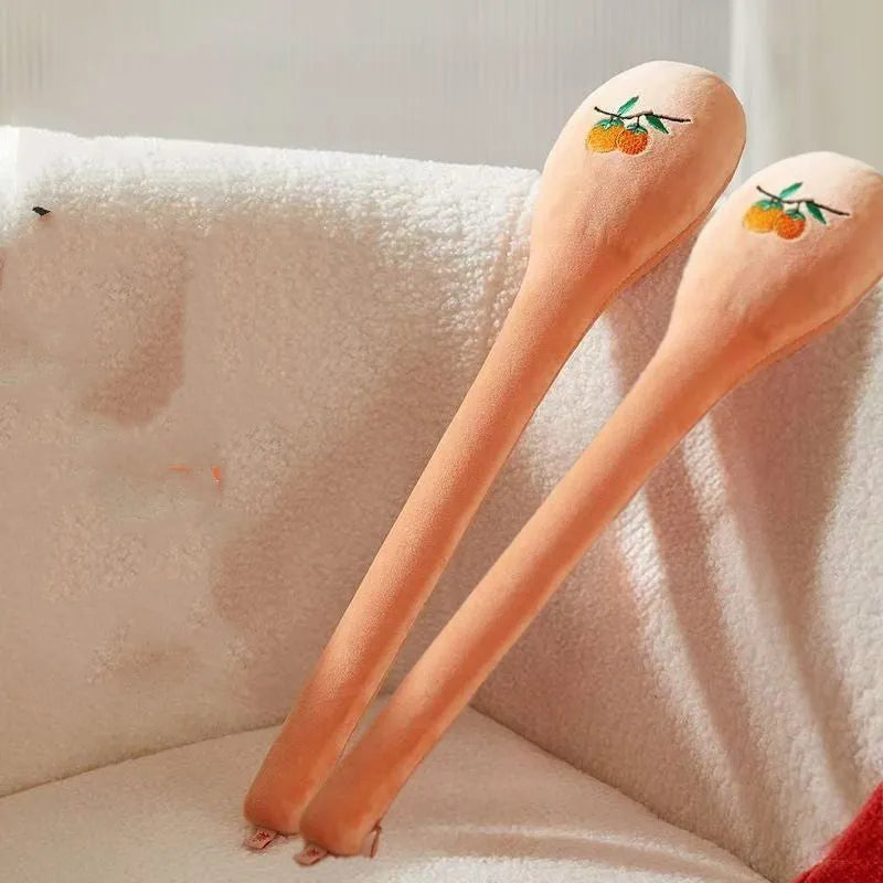 48 cm long manual zipper style percussion massage stick for back and shoulder therapy.