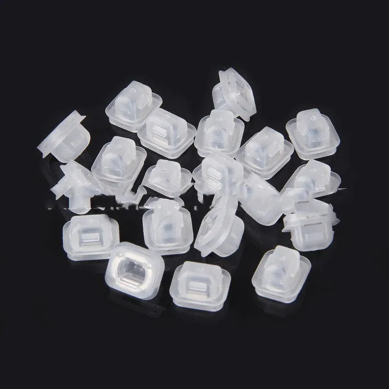 Transparent plastic and metal interior fasteners for BMW 5 Series 7 Series E39 E38 models