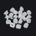 Transparent plastic and metal interior fasteners for BMW 5 Series 7 Series E39 E38 models