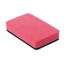 Car wash sponge magic clay rub in EVA material, 8.5x5.5x2cm, red colour option