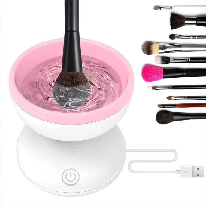 Electric makeup brush cleaner machine 80r/min portable USB