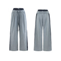 Men's hooded sports leisure suit with three-dimensional stitching on jacket and matching trousers