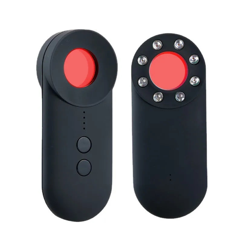 Black GPS signal detector with wifi detection for vehicles and hotels measuring 93.8mm long