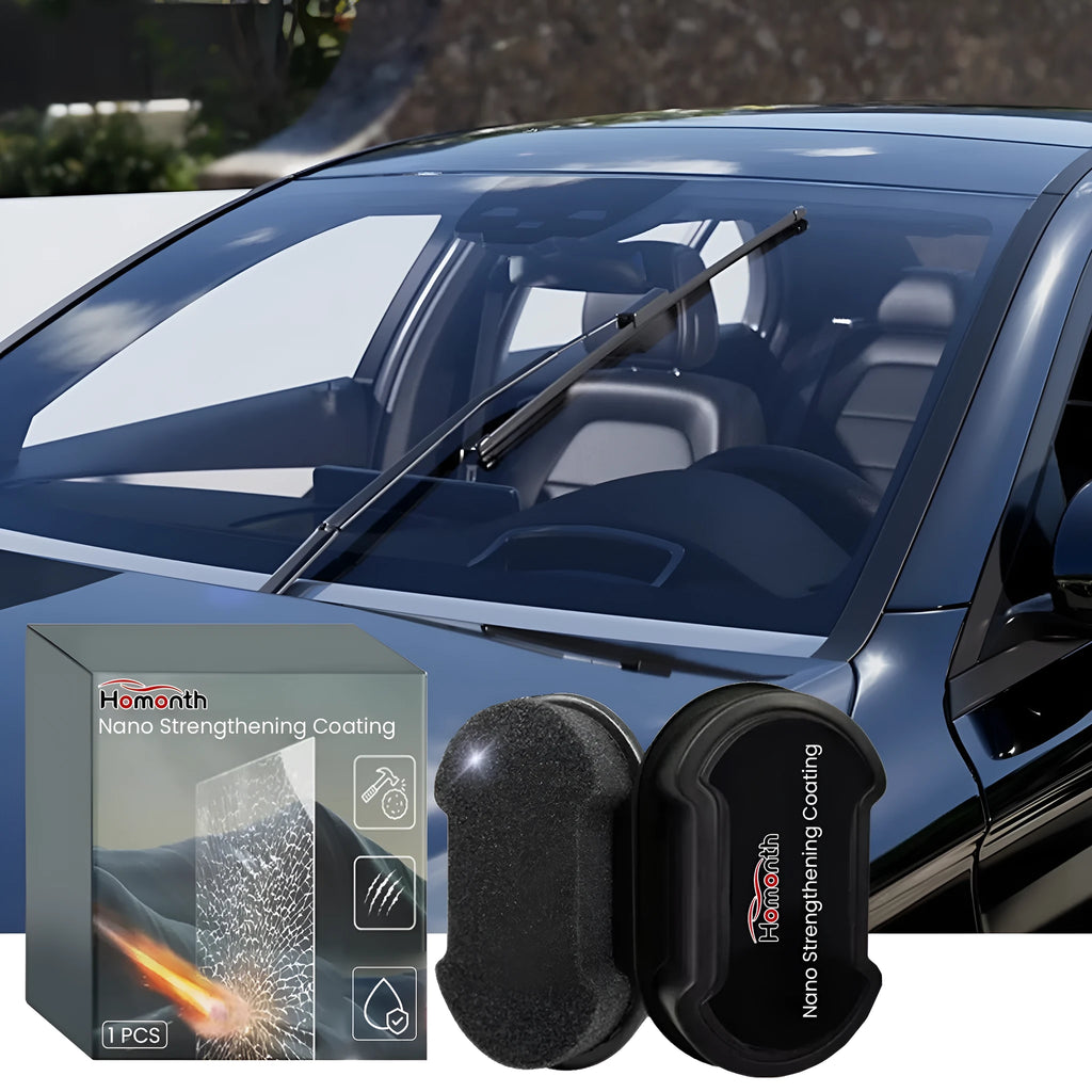 Car cleaning sponge mop for windshield hydrophobic window brightening reinforced sponge