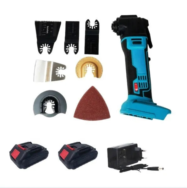 Metal rechargeable lithium battery cordless trimming machine with plastic storage box and US plug charger
