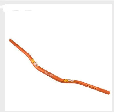 Orange aluminium alloy scrambling motorcycle handlebar with 28mm diameter and 80cm width