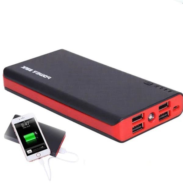 20000mAh power bank in multiple colours with 4U fast charging technology for mobile devices