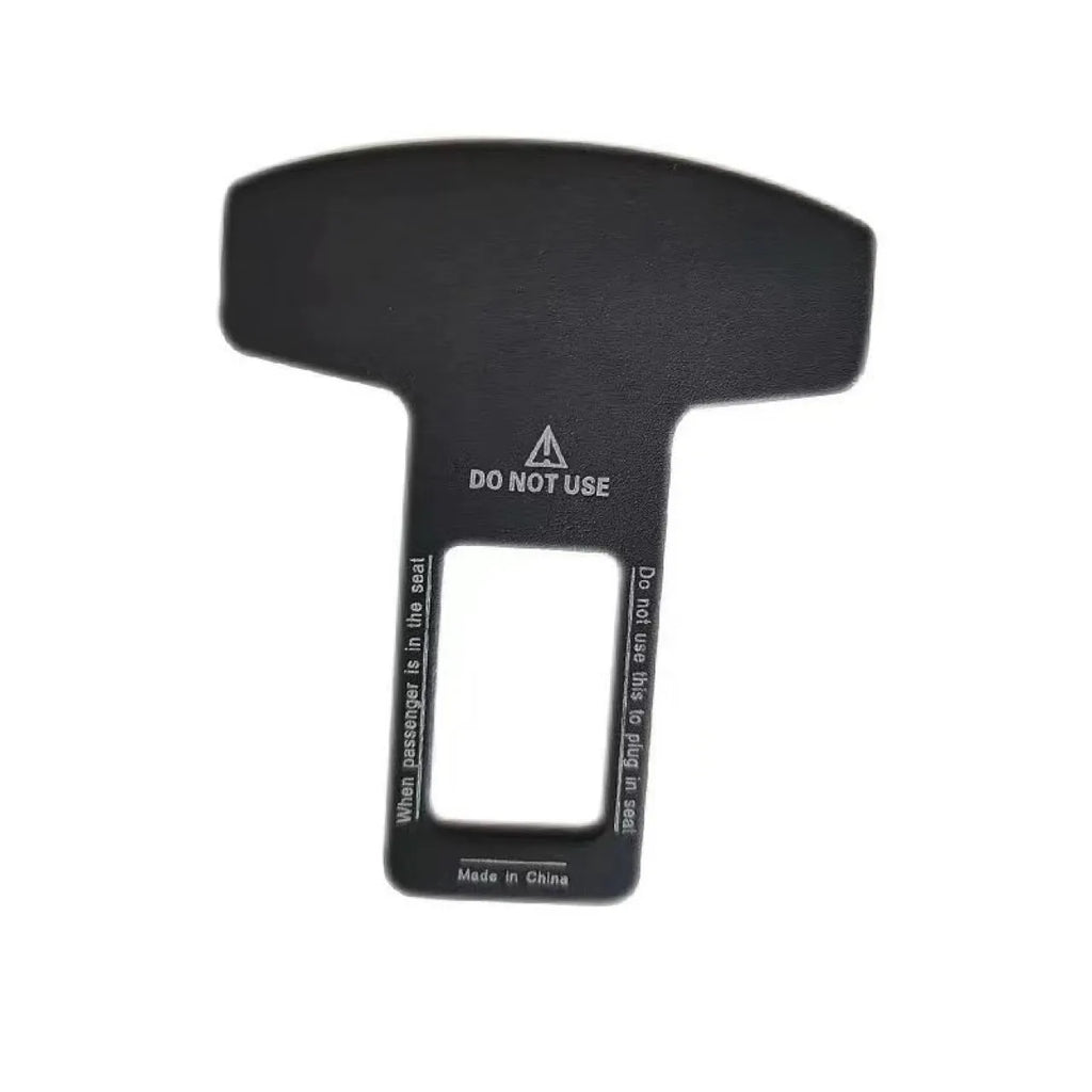 Aluminium alloy keychain with a 2.1 cm lock tongue buckle bottle opener in frosted carbon fibre finish.