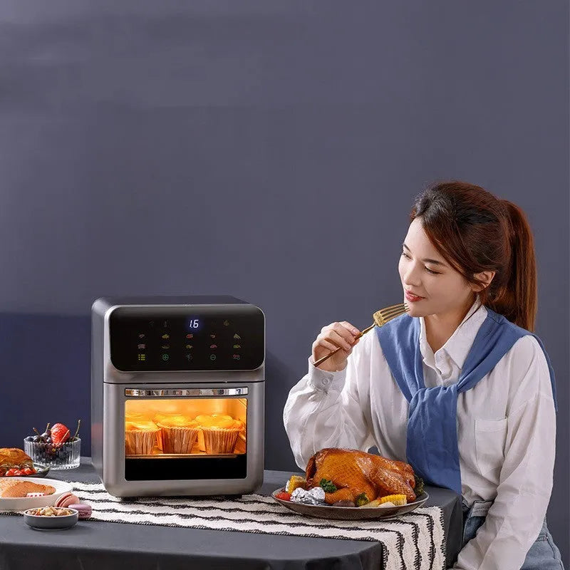 Visual Intelligent Automatic Air Fryer 6L capacity plastic body FD-1015B with EU plug