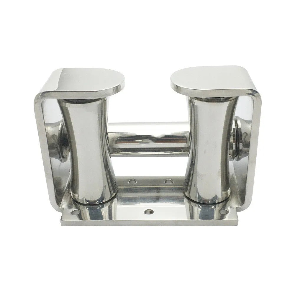 316 stainless steel solid roller guide anchor wheel seat with mirror polish, 100x150mm for yacht marine hardware