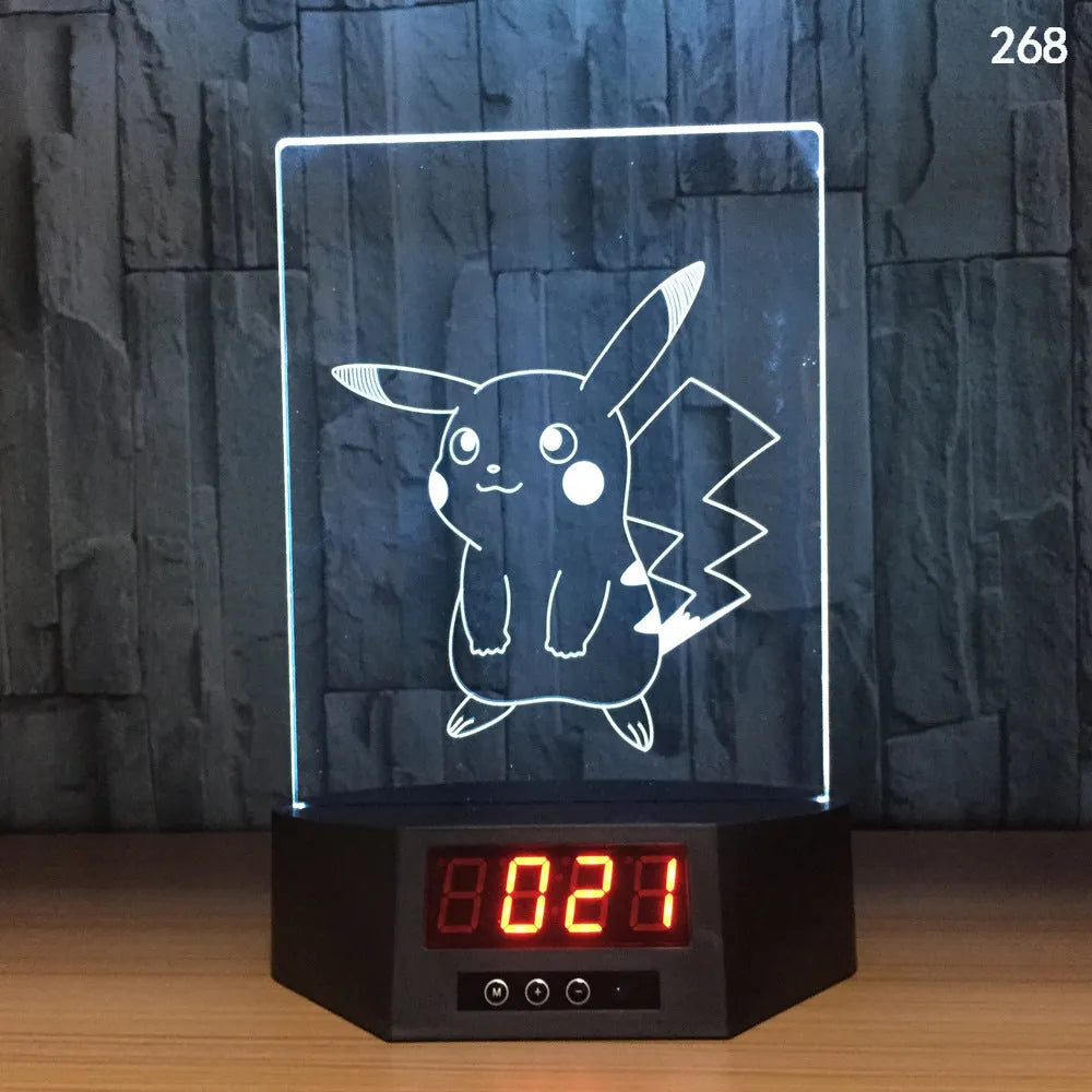Glowing blue 3D dolphin-shaped LED night light on a table with remote control.