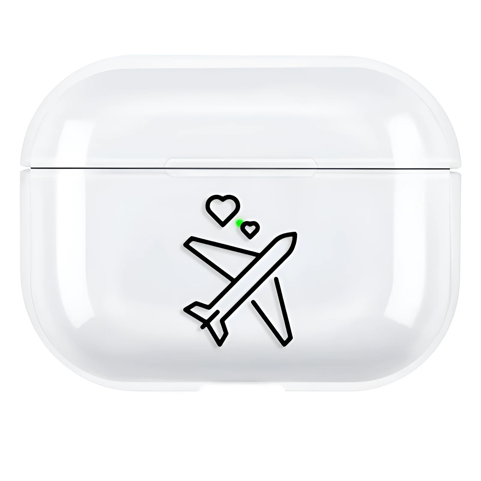 Simple solid colour PC protective shell case for Apple AirPods Pro 3 earphones