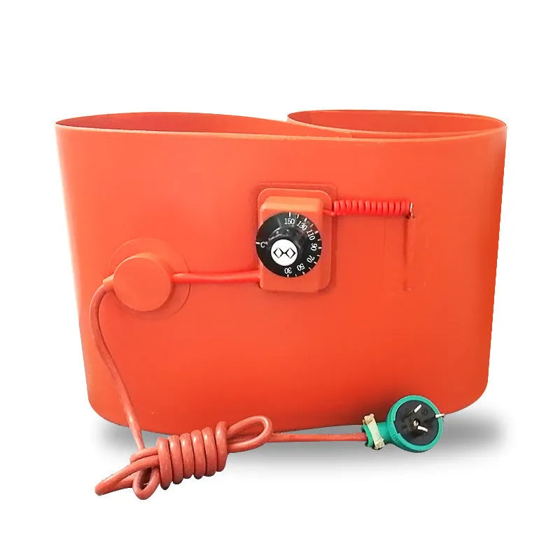 200-litre oil drum heating belt with silicone rubber construction and control unit