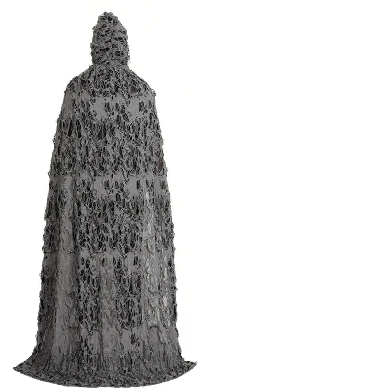 Halloween Hooded Cloak for Adults and Children Ghost Festival Rag Clothes Sewn Cloth Costume Cape 110cm 130cm 150cm Sizes Death Style