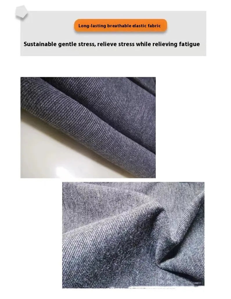 Heather grey dog anxiety vest or warm jacket for small, medium and large breed dogs.