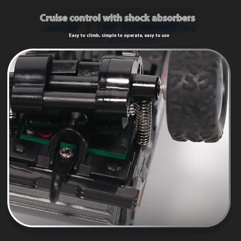 Alloy four-wheel drive electric rock crawler toy with remote control for girls aged 0-3 years in pink