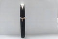 Mini electric eyebrow trimmer lipstick style with LED light and gold plated head for painless hair removal