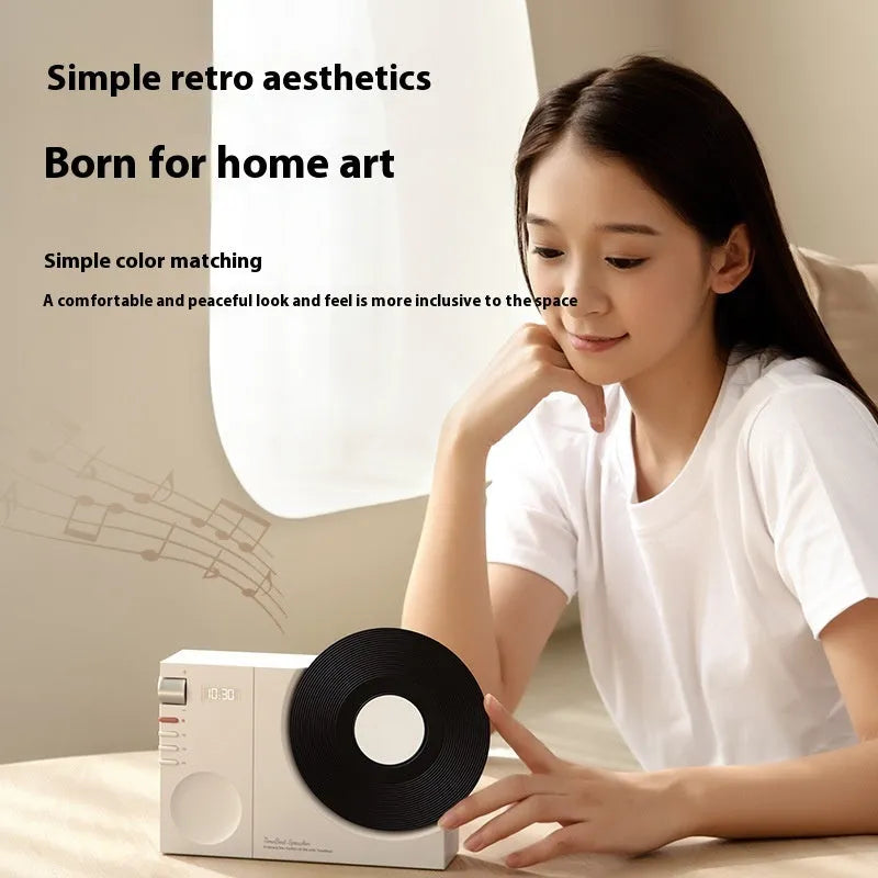 Mini Bluetooth speaker in coral pink, ivory white, obsidian black or plum green with gift bag