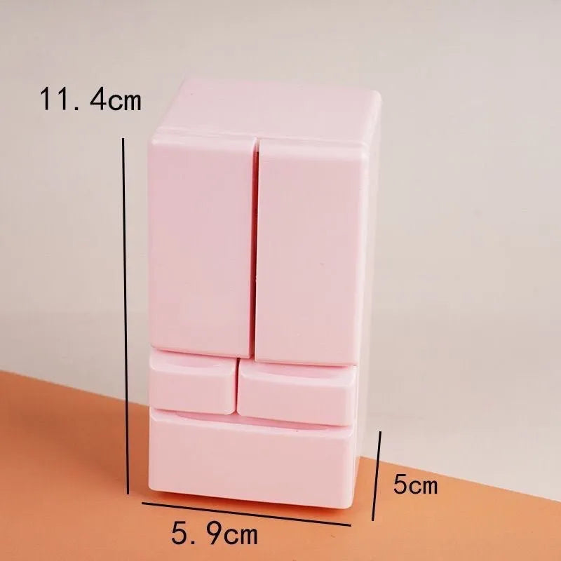 White plastic miniature candy toy model with working light, 11.4cm tall for dollhouse displays